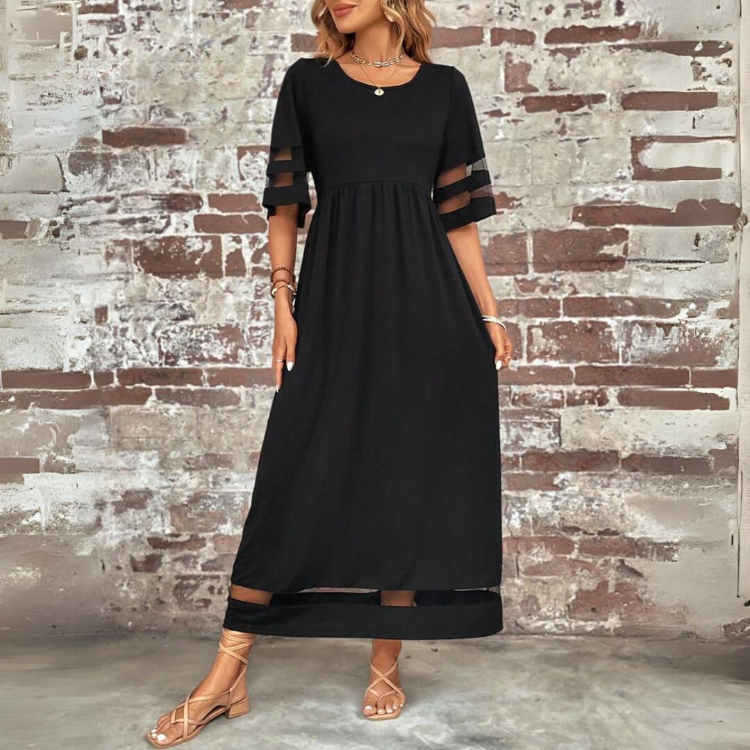 Olivia – Flattering Smooth Midi Dress