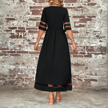 Olivia – Flattering Smooth Midi Dress