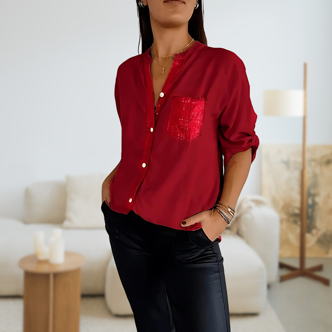 Mila - Elegant Glow Blouse