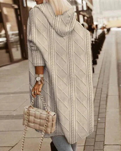 Mia - Extended Length Hooded Cardigan